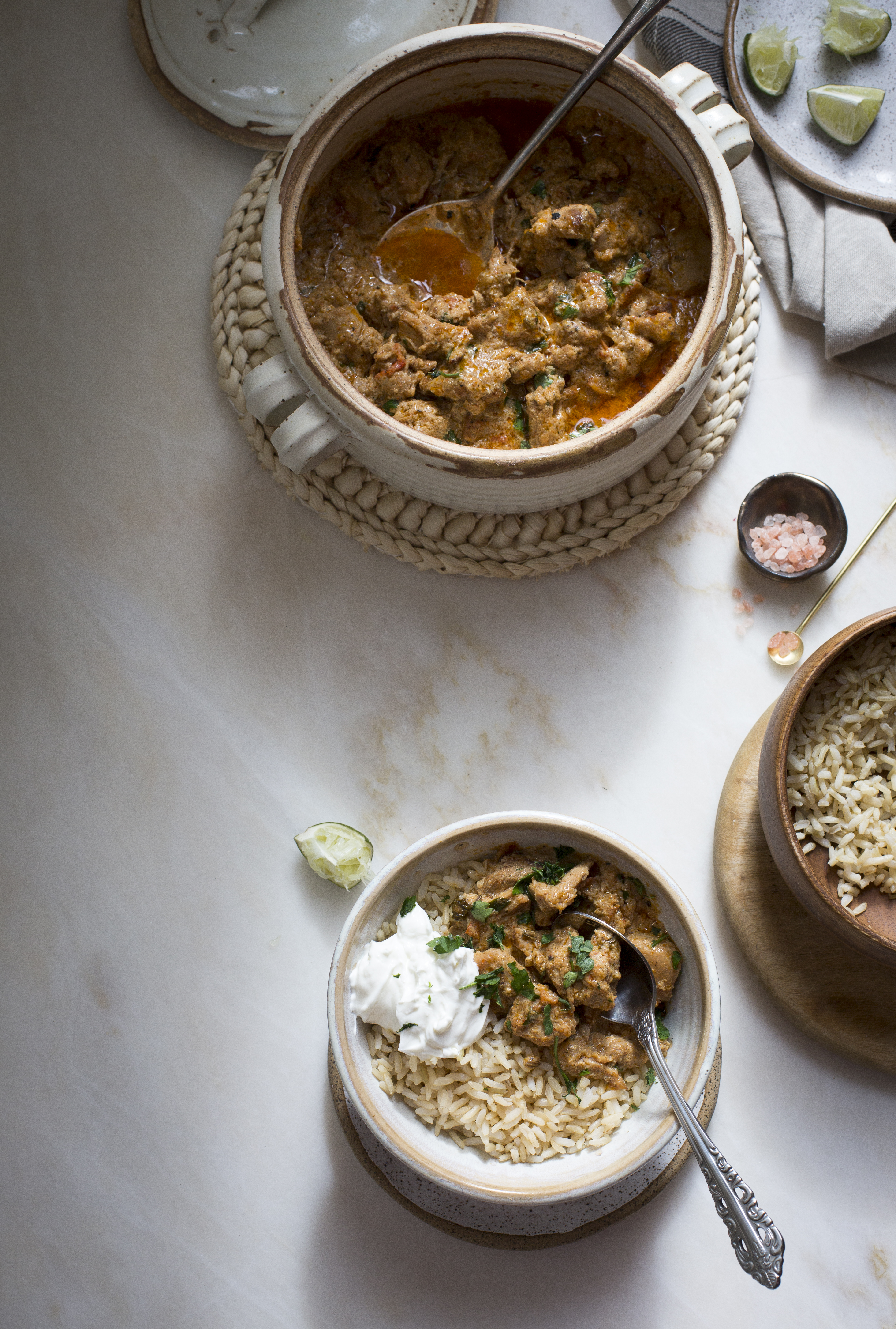 SIMPLE CHICKEN CURRY WITH YOGURT