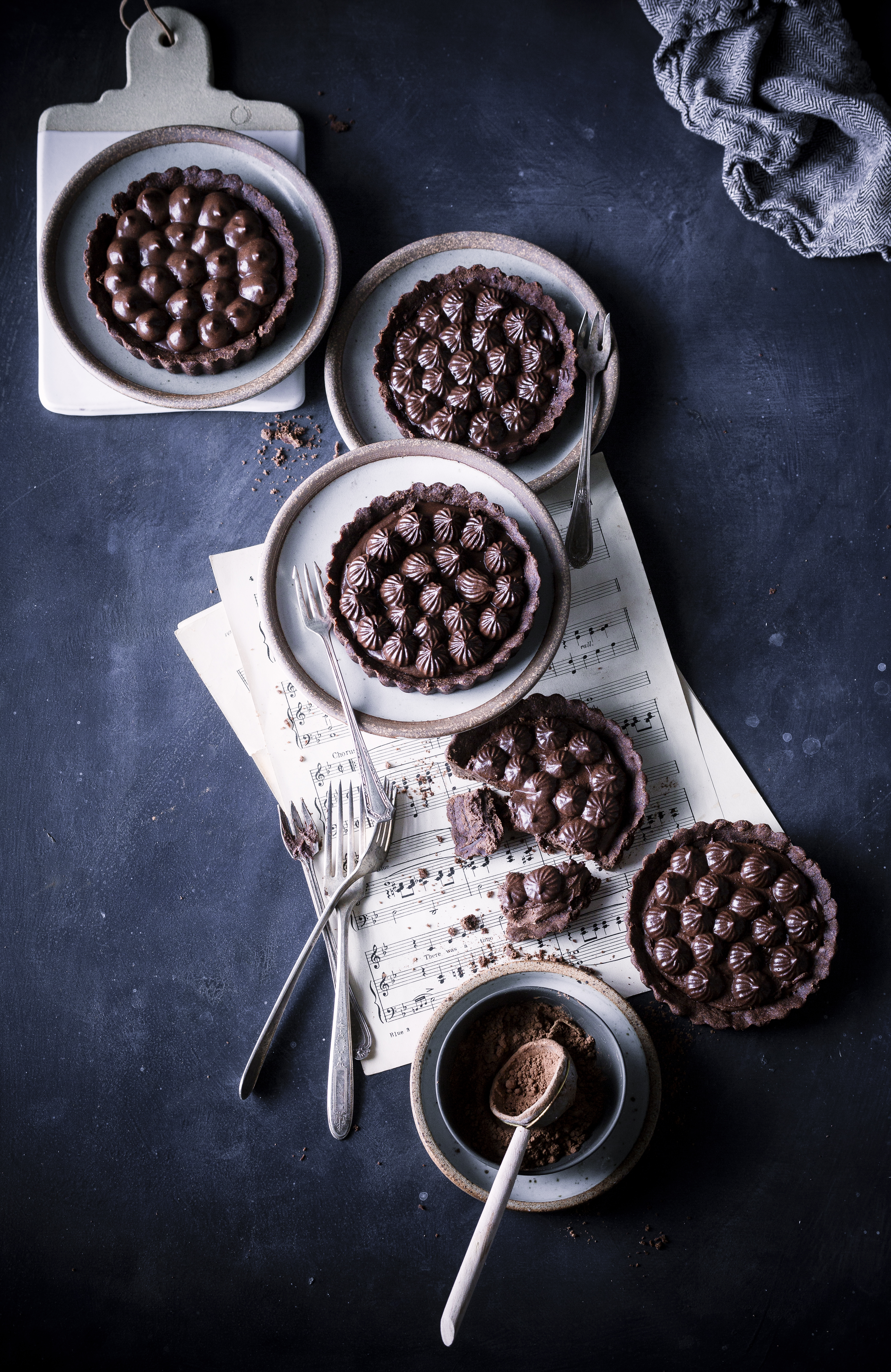 BROCKMAN'S GIN INFUSED CHOCOLATE TART AND MOUSSE
