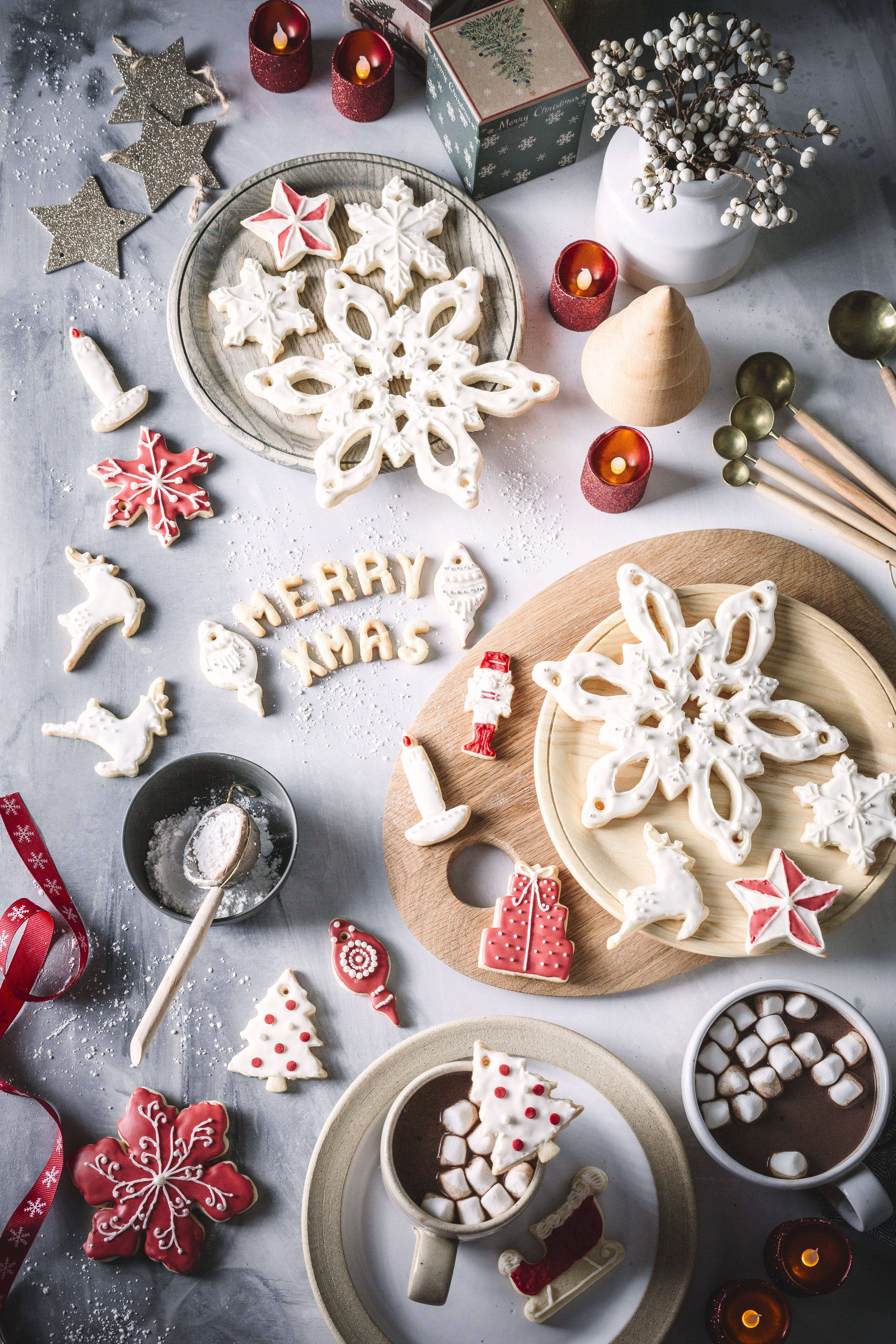FROSTED HOLIDAY SUGAR COOKIES