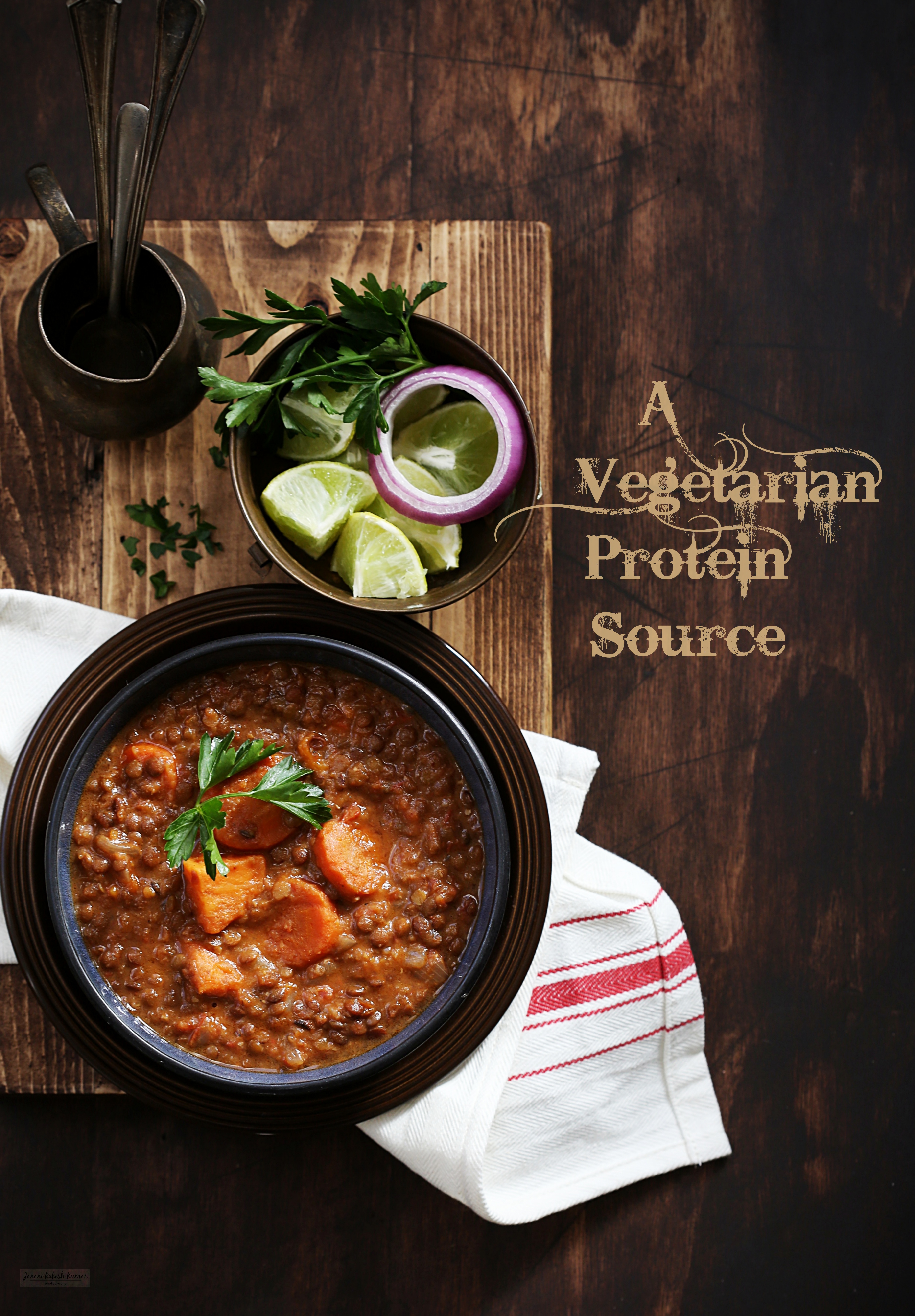 SLOW COOKER COCONUT CURRIED LENTILS