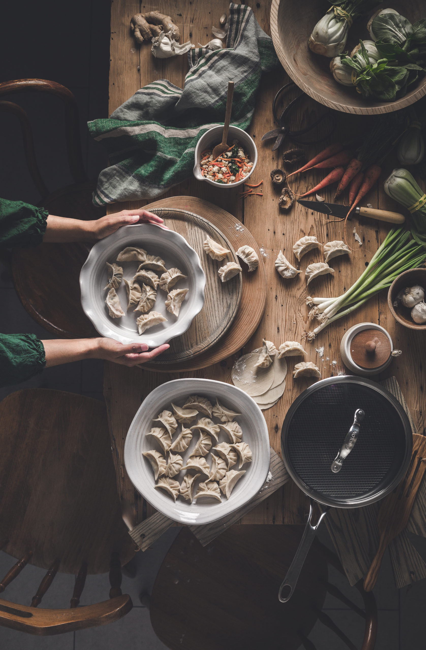 TOFU BOKCHOY POTSTICKERS