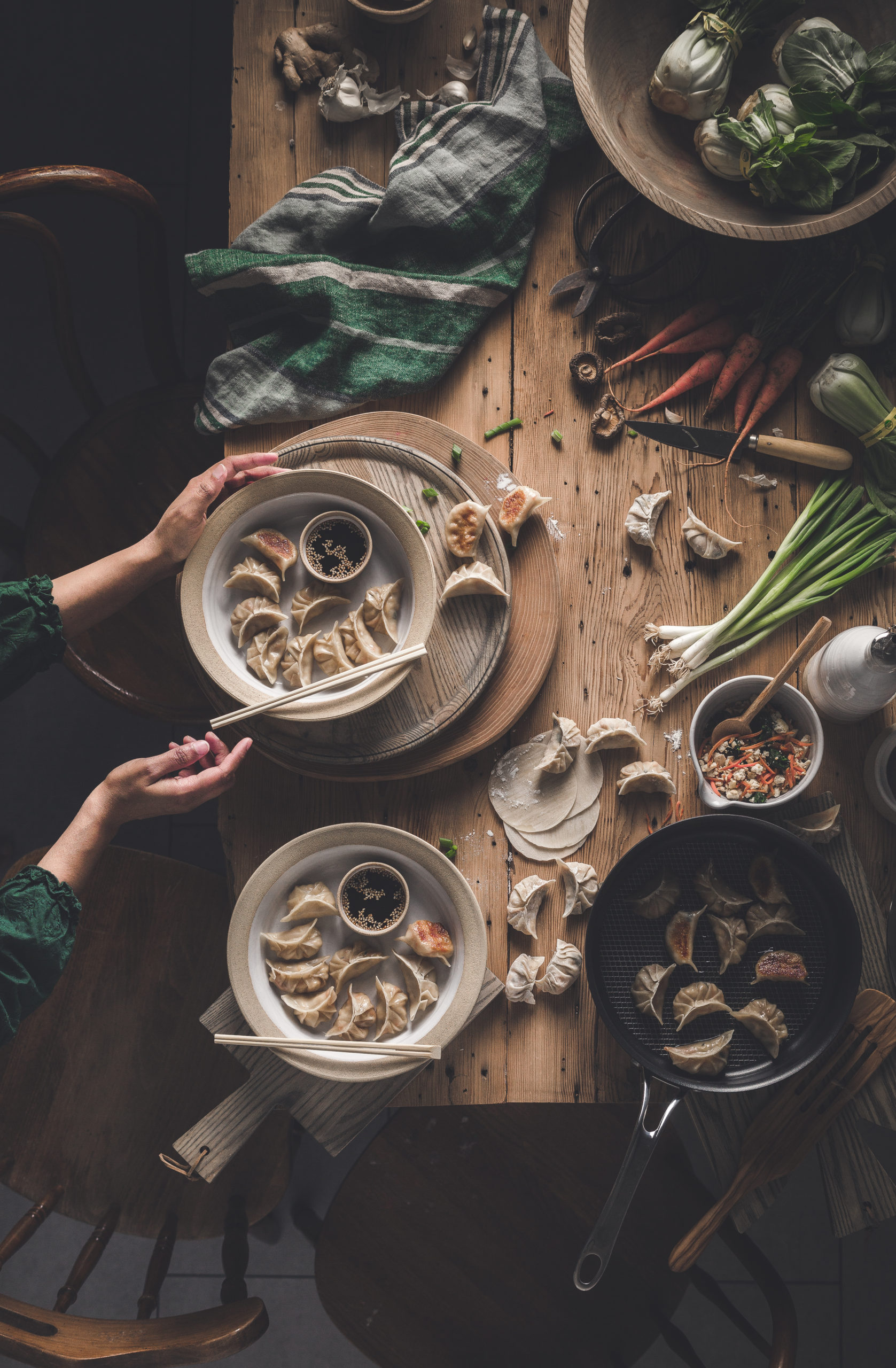 TOFU BOKCHOY POTSTICKERS