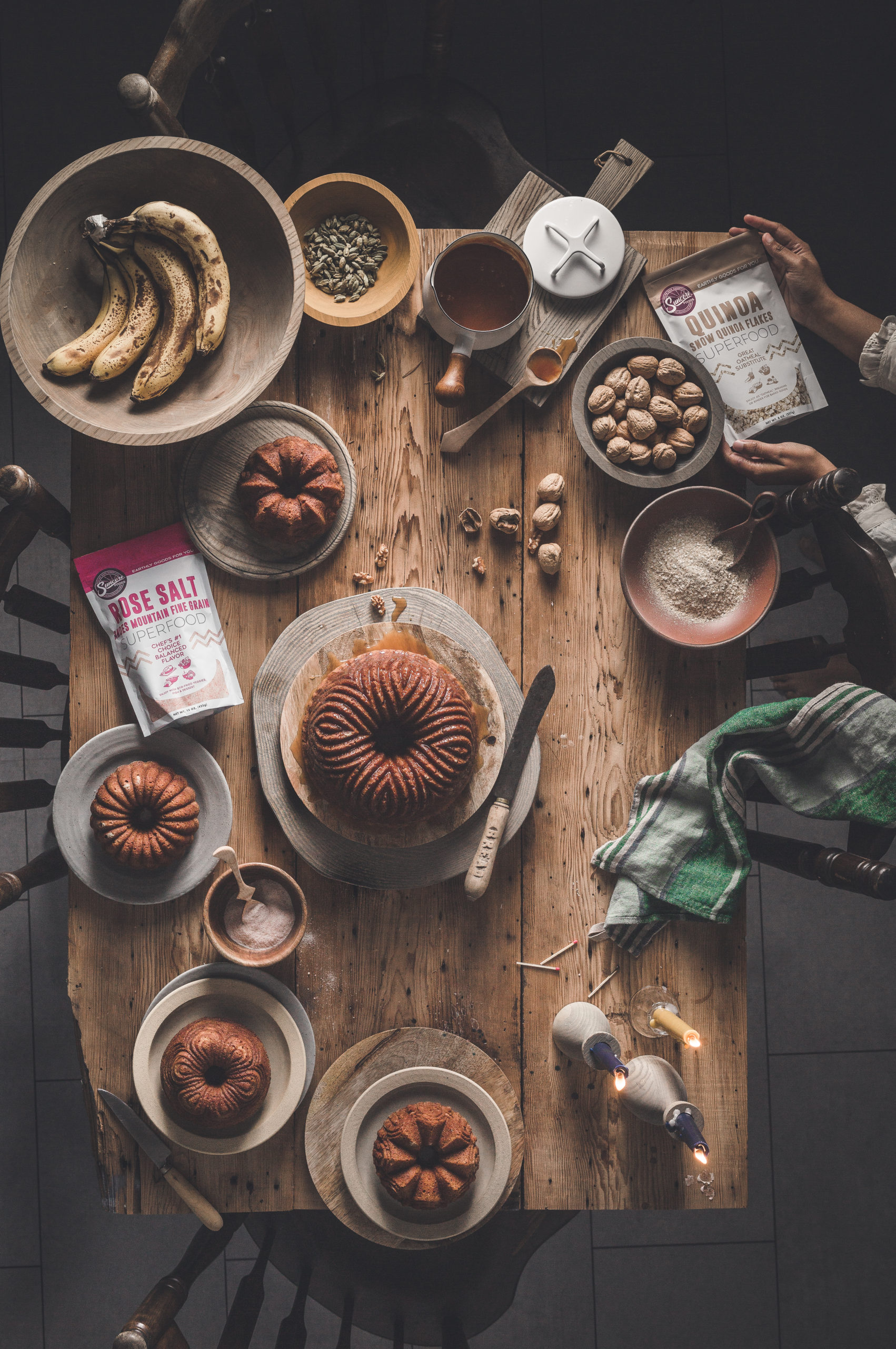 BANANA QUINOA BUNDT CAKE